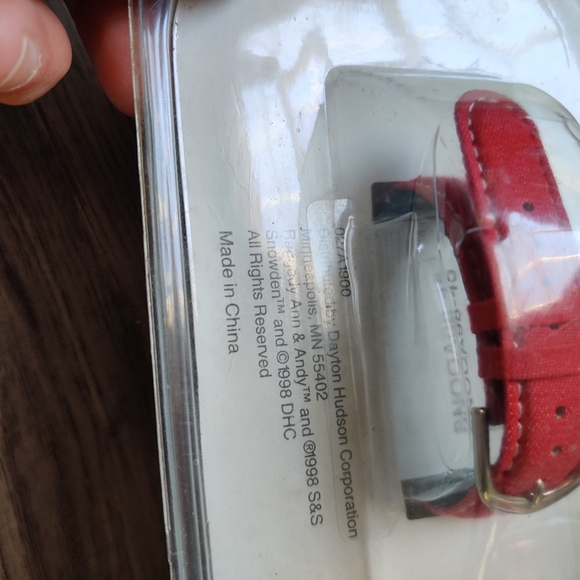 NIB Vintage Raggedy Ann & Andy Snowden  Collectible Watch - Picture 6 of 6